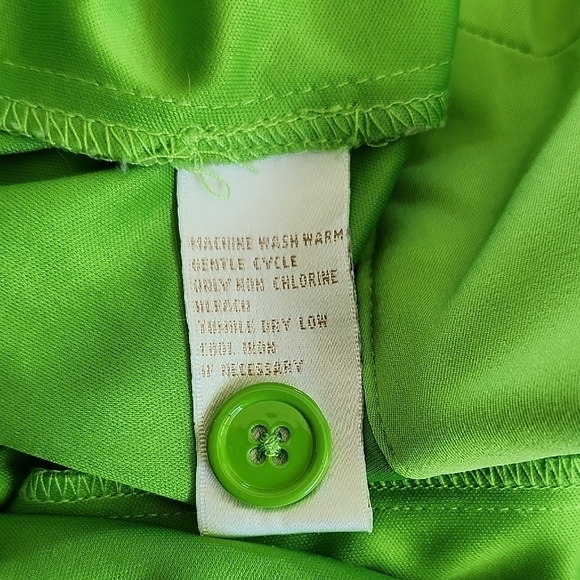 EP Pro Lime Green Golf Skort Size 4 | Stretch Performance Skirt - Picture 7 of 7